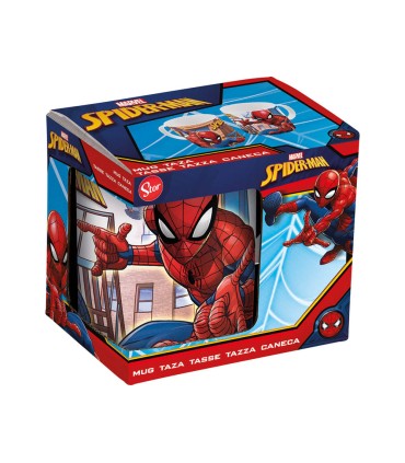 Taza grande safta escolar 325 ml 117x87x100 mm spider man great power