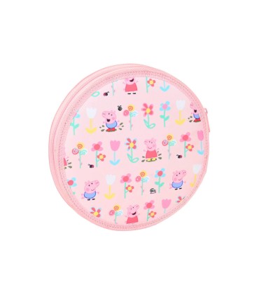 Plumier escolar safta con cremallera 18 piezas 210x35 mm peppa pig having fun