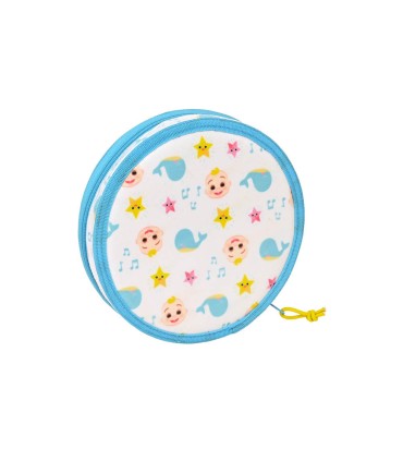 Plumier escolar safta con cremallera 18 piezas 210x35 mm cocomelon