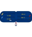 Plumier escolar safta f.c. barcelona 1 equipacion 21/22 mochila con 4 portatodos vacios 120x50x230 mm