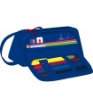 Bolso escolar safta f.c. barcelona 1 equipacion 21/22 portatodo con bolsillo desplegable lleno 200x85x110