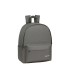 Cartera escolar safta day pack ordenador 141 basic gris 310x160x400 mm