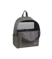 Cartera escolar safta day pack ordenador 14,1\" basic gris 310x160x400 mm