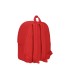 Cartera escolar safta day pack ordenador 141 basic rojo 310x160x400 mm