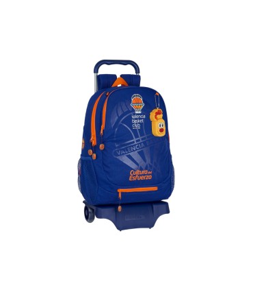 Cartera escolar safta con carro valencia basket club 320x160x440 mm