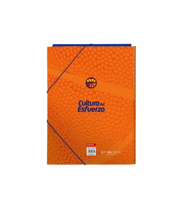 Carpeta gomas safta folio solapas valencia basket club 260x25x335 mm