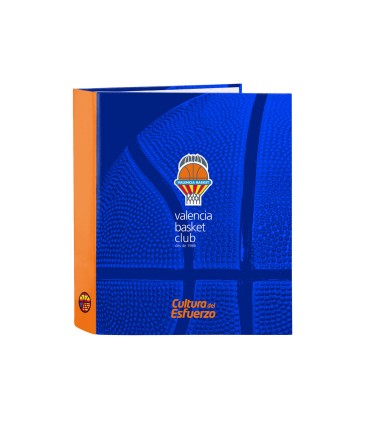 Carpeta safta carton folio 4 anillas mixtas 40 mm valencia basket club 270x60x330 mm