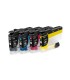 Ink jet brother lc424val dcp j1200w pack 4 colores negro amarillo cian magenta 750 hojas