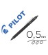 Boligrafo pilot frixion point clicker borrable 05 mm negro