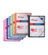 Carpeta pardo escaparate con espiral 40 fundas folio personalizable color lila