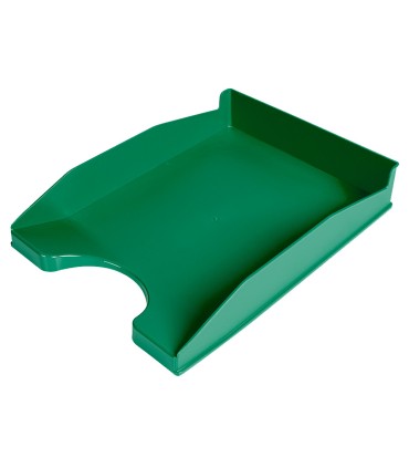 Bandeja sobremesa plastico q connect verde opaco 240x70x340 mm