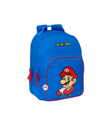 Mochila safta doble con cantoneras adaptable a carro super mario play 150x320x420 mm