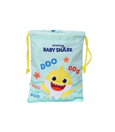 Cartera escolar safta saquito merienda 200x250 mm baby shark beach day