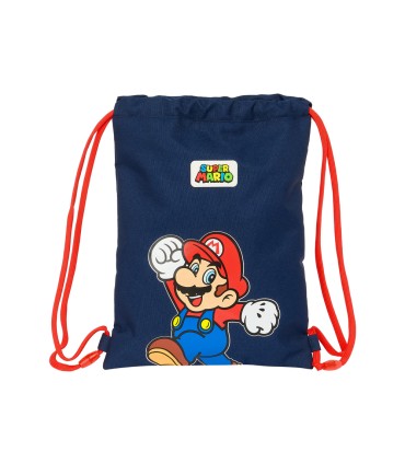 Saco plano safta junior super mario world 340x260x10 mm