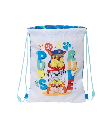 Saco plano safta junior paw patrol pups rule 340x260x10 mm