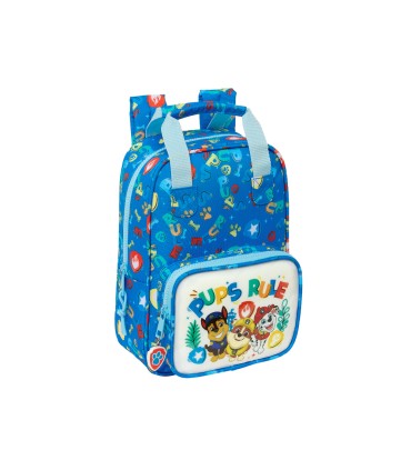 Mochila safta infantil con asas adaptable a carro paw patrol pups rule 280x200x80 mm