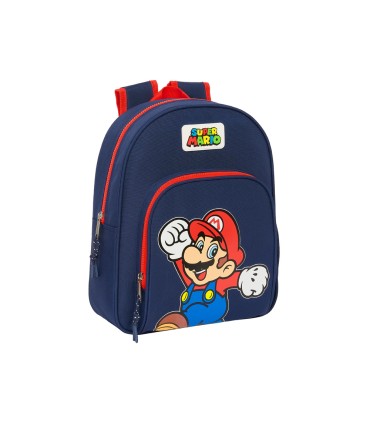 Mochila safta infantil adaptable a carro super mario world 340x280x100 mm