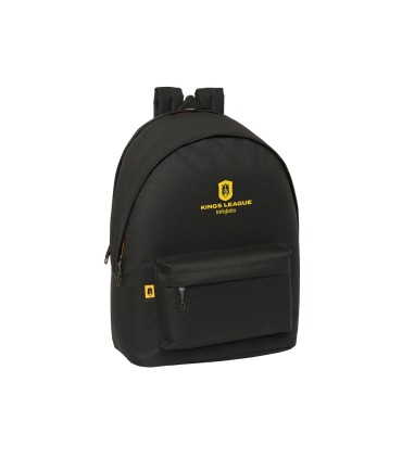 Mochila safta doble para portatil 156 usb kings league school collection 440x310x180 mm