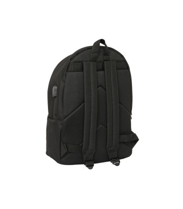 Mochila safta doble para portatil 156 usb kings league school collection 440x310x180 mm