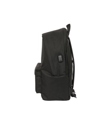 Mochila safta doble para portatil 156 usb kings league school collection 440x310x180 mm