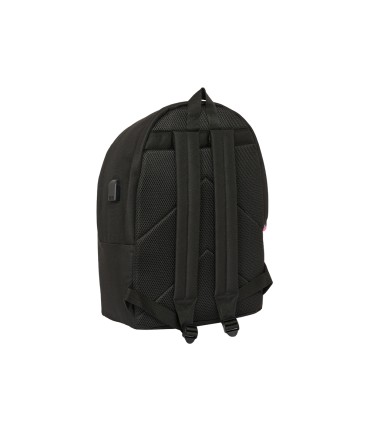 Mochila safta doble para portatil 156 usb kings league porcinos 440x310x180 mm