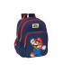 Mochila safta doble con cantoneras adaptable a carro super mario world 420x320x150 mm