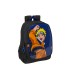 Mochila safta adaptada carro naruto ninja 440x320x160 mm