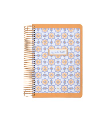 Agenda espiral liderpapel peri ssa a4 2025 dia pagina color naranja papel 80 gr