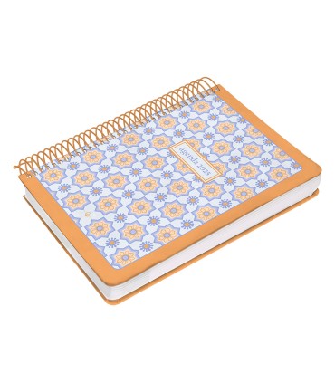 Agenda espiral liderpapel peri ssa a4 2025 dia pagina color naranja papel 80 gr