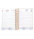 Agenda espiral liderpapel peri ssa a4 2025 dia pagina color naranja papel 80 gr