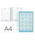 Agenda espiral liderpapel peri ssa a4 2025 dia pagina color azul papel 80 gr