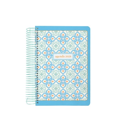 Agenda espiral liderpapel peri ssa a4 2025 dia pagina color azul papel 80 gr