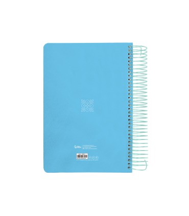 Agenda espiral liderpapel peri ssa a4 2025 dia pagina color azul papel 80 gr