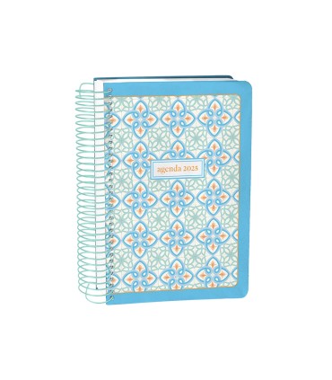 Agenda espiral liderpapel peri ssa a4 2025 dia pagina color azul papel 80 gr