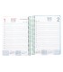 Agenda espiral liderpapel peri ssa a4 2025 dia pagina color azul papel 80 gr