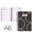 Agenda espiral liderpapel clas sic a6 2025 dia pagina blanco y negro 2 papel 70 gr