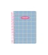 Agenda espiral liderpapel clas sic a6 2025 semana vista light color azul papel 70 gr