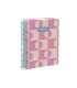 Agenda espiral liderpapel clas sic a6 2025 semana vista color rosa papel 70 gr