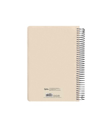 Agenda espiral liderpapel clas sic a5 2025 semana vista blanco y negro 1 papel 70 gr