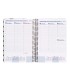 Agenda espiral liderpapel clas sic a5 2025 semana vista blanco y negro 1 papel 70 gr