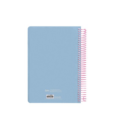 Agenda espiral liderpapel clas sic a5 2025 semana vista light color azul papel 70 gr