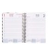 Agenda espiral liderpapel clas sic a5 2025 dia pagina blanco y negro 1 papel 70 gr