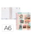 Agenda espiral liderpapel sant orini a6 2025 dp ws mosaico papel 60 gr