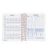 Agenda espiral liderpapel sant orini a6 2025 dp ws mosaico papel 60 gr