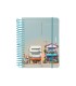 Agenda espiral liderpapel sant orini a6 2025 dia pagina street view papel 60 gr