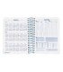 Agenda espiral liderpapel sant orini a6 2025 dia pagina street view papel 60 gr