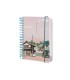 Agenda espiral liderpapel sant orini a6 2025 dia pagina atardecer rosa papel 60 gr