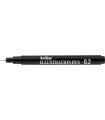 Rotulador artline calibrado micrometrico negro illustration pen ek-282iln punta poliacetal 0,2mm