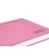 Agenda espiral liderpapel syro s a5 2025 dia pagina color rosa papel 60 gr catalan