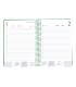 Agenda espiral liderpapel syro s a5 2025 dia pagina color verde papel 60 gr catalan